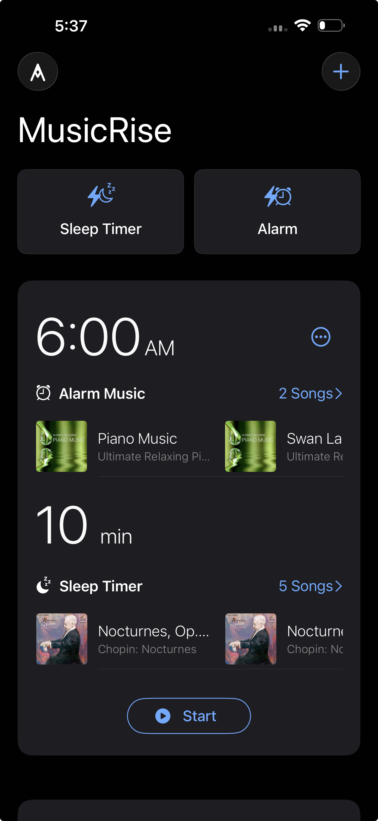 MusicRise screenshot